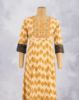 Picture of Yellow Embroidery works Umbrella Kurti