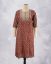 Picture of Mahandi Maroon Zamiki Umbrella Kurti