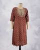 Picture of Mahandi Maroon Zamiki Umbrella Kurti