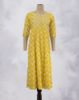Picture of Yellow Thread Umbrella Kurti