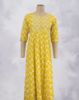 Picture of Yellow Thread Umbrella Kurti
