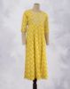 Picture of Yellow Thread Umbrella Kurti