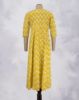 Picture of Yellow Thread Umbrella Kurti