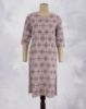 Picture of Rose Motif's Prints Straight Kurti