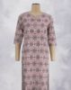 Picture of Rose Motif's Prints Straight Kurti