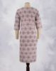 Picture of Rose Motif's Prints Straight Kurti