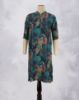 Picture of Green Printed Straight Kurti