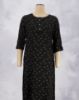 Picture of Black Gold Printed Straight Kurti