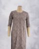 Picture of Grey Stone Work Straight Kurti