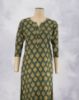 Picture of Dark Green Motif's Straight Kurti