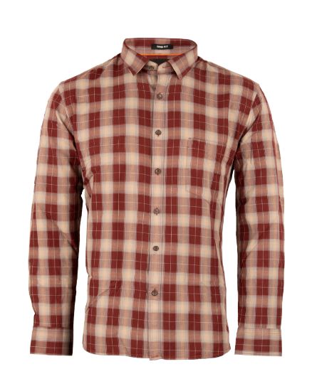 Picture of Cherry Red Checked Casual Shirt