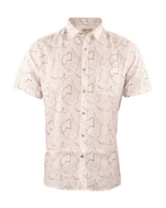 Picture of White & Grey Printed Casual Shirt