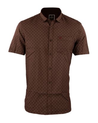 Picture of Maroon Casual Printed Shirt
