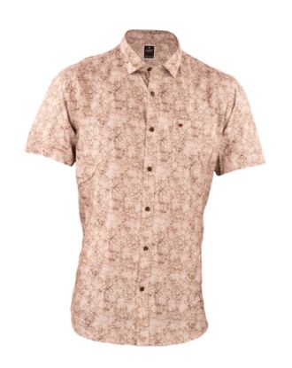 Picture of Copper Color Casual Digital Printed Shirt