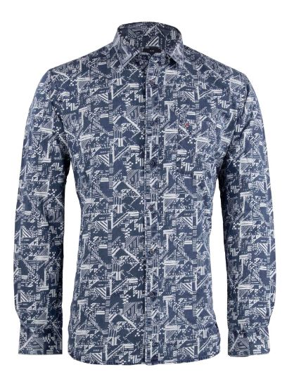 Picture of  Blue Digital Printed Shirt