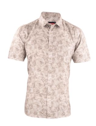 Picture of Pale Pink Printed Formal Shirt