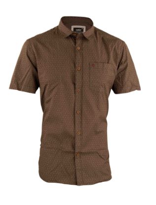 Picture of Woody Brown Printed Formal Shirt