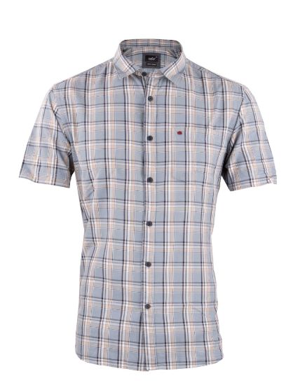 Picture of Blue-Purple Checked Casual Shirt